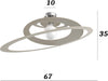Plafoniera-moderno-metallo-Top-Light-BUNGEE-1197-PL70-E27-LED-lampada-soffitto