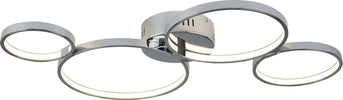 Plafoniera-Moderno-Solexa-Acciaio-Cromo-Policarbonato-Bianco-Led-34,74W-3000K