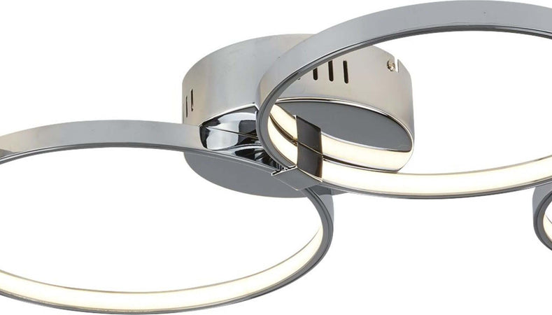 Plafoniera-Moderno-Solexa-Acciaio-Cromo-Policarbonato-Bianco-Led-34,74W-3000K