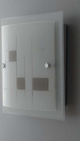 Plafoniera Musa Bianca 2Xe27 30X30Cm Illuminazione/Illuminazione per interni/Lampadari lampade a sospensione e plafoniere/Plafoniere Led Mall Home - Napoli, Commerciovirtuoso.it