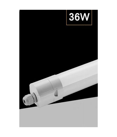 Plafoniera Neon Esterno A Led 36 W 120 Cm Impermeabile Ip65 Luce Fredda Yl20-36w