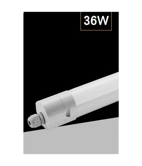 Plafoniera Neon Esterno A Led 36 W 120 Cm Impermeabile Ip65 Luce Fredda Yl20-36w