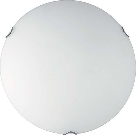 Plafoniera Oblo Bianca 3Xe27 40Cm Illuminazione/Illuminazione per interni/Lampadari lampade a sospensione e plafoniere/Plafoniere Led Mall Home - Napoli, Commerciovirtuoso.it