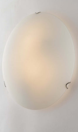 Plafoniera Oblo Bianca 3Xe27 40Cm Illuminazione/Illuminazione per interni/Lampadari lampade a sospensione e plafoniere/Plafoniere Led Mall Home - Napoli, Commerciovirtuoso.it