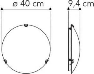 Plafoniera-Oblo-Bianca-3Xe27-40Cm