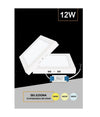 Plafoniera Pannello Led 12 Watt Quadrato Cct Tre Colorazione Di Luce P170b-q3c