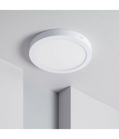 Plafoniera Pannello Led 18 Watt Rotondo Cct Tre Colorazione Di Luce P225b-t3c