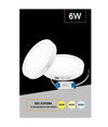 Plafoniera Pannello Led 6w Cct 3 Colorazione Luce Fredda Calda Naturale P120b-t3c