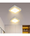 Plafoniera Pannello Led Quadrato 18 Watt Cct Tre Colorazione Di Luce P225b-q3c