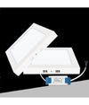 Plafoniera Pannello Led Quadrato 6 Watt Cct Tre Colorazione Di Luce P120b-q3c