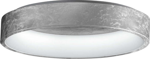 Plafoniera-Promoingross-AURORA-PL60-SF-FOGLIA-ARGENTO-CCT-2282Lm-modulo-led-lampada-soffitto-classica