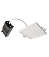 Plafoniera Quadrata Faretto Incasso Led 7w Luce Calda Lampada Soffitto Corridoio