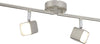 Plafoniera-Quadruplo-Acciaio-Argento-Policarbonato-Cromo-Led-17W-3000K