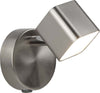 Plafoniera-Quadruplo-Acciaio-Argento-Policarbonato-Cromo-Led-5W-3000K