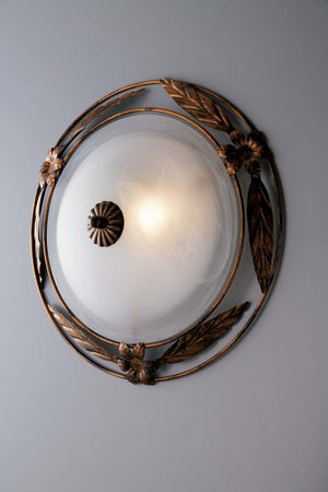 Plafoniera Riccio Bianca 2Xe27 40Cm Illuminazione/Illuminazione per interni/Lampadari lampade a sospensione e plafoniere/Plafoniere Led Mall Home - Napoli, Commerciovirtuoso.it