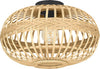Plafoniera-Rustica-Amsfield-1-Luce-Metallo-Nero-E-Legno