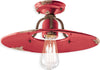 Plafoniera-rustica-Ferroluce-Retrò-COUNTRY-C1445-E27-LED-ceramica-lampada-soffitto