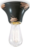 Plafoniera-rustica-Ferroluce-Retrò-VINTAGE-C133-E14-LED-ceramica-lampada-soffitto