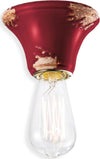 Plafoniera-rustica-Ferroluce-Retrò-VINTAGE-C133-E14-LED-ceramica-lampada-soffitto