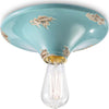 Plafoniera-rustica-Ferroluce-Retrò-VINTAGE-C134-E27-LED-ceramica-lampada-soffitto
