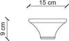 Plafoniera-rustica-Ferroluce-Retrò-VINTAGE-C135-E27-LED-ceramica-lampada-soffitto