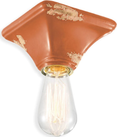 Plafoniera-rustica-Ferroluce-Retrò-VINTAGE-C135-E27-LED-ceramica-lampada-soffitto