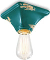 Plafoniera-rustica-Ferroluce-Retrò-VINTAGE-C135-E27-LED-ceramica-lampada-soffitto