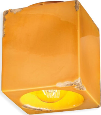 Plafoniera-rustica-Ferroluce-Retrò-VINTAGE-C987-E27-LED-ceramica-lampada-soffitto
