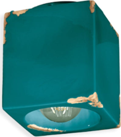 Plafoniera-rustica-Ferroluce-Retrò-VINTAGE-C987-E27-LED-ceramica-lampada-soffitto