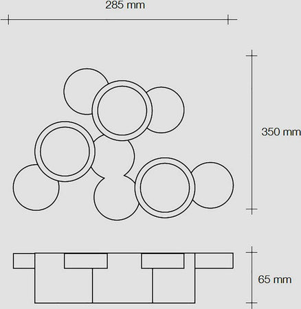 Plafoniera-SF-CHIO-T263-GX53-30W-LED-gesso-bianco-lampada-soffitto-luce-diffusa-interno