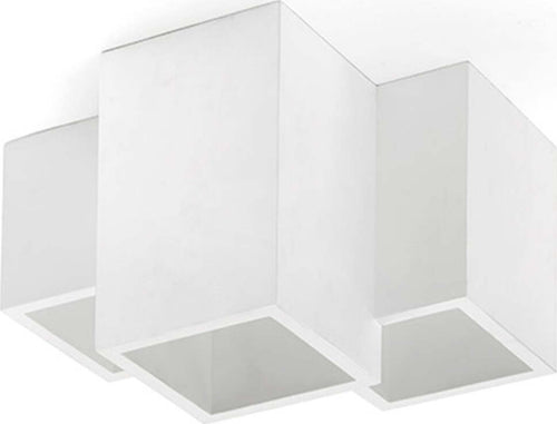 Plafoniera-SF-HERAEA-T193-9W-LED-gesso-bianco-verniciabile-lampada-soffitto-moderna-parallelepipedo-interno
