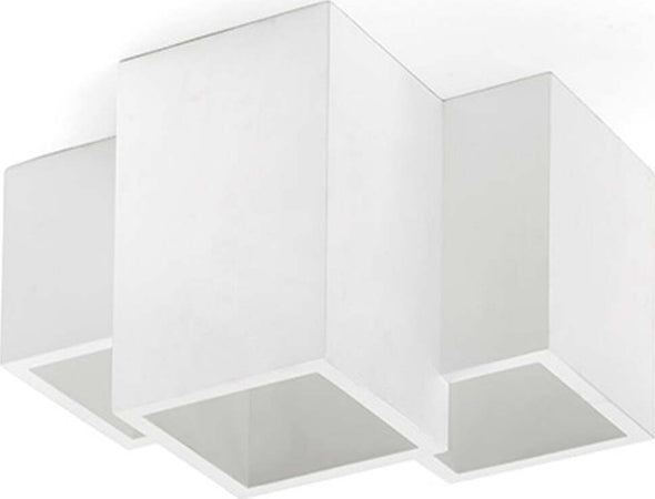 Plafoniera-SF-HERAEA-T193-9W-LED-gesso-bianco-verniciabile-lampada-soffitto-moderna-parallelepipedo-interno
