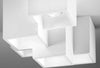 Plafoniera-SF-HERAEA-T194-9W-LED-gesso-bianco-verniciabile-lampada-soffitto-moderna-parallelepipedo-interno