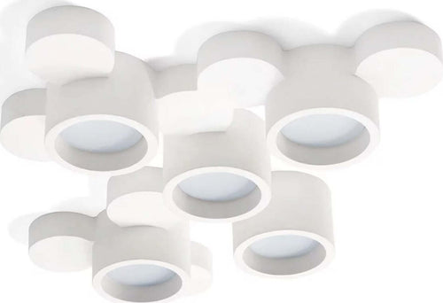Plafoniera-Sforzin-illuminazione-CHIO-T264-GX53-50W-LED-gesso-bianco-lampada-soffitto-multiluce-luce-diffusa