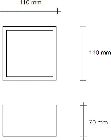 Plafoniera-Sforzin-illuminazione-MYLASA-T294-GX53-LED-Sforzin-Illuminazione-gesso-lampada-soffitto-quadrata-interno
