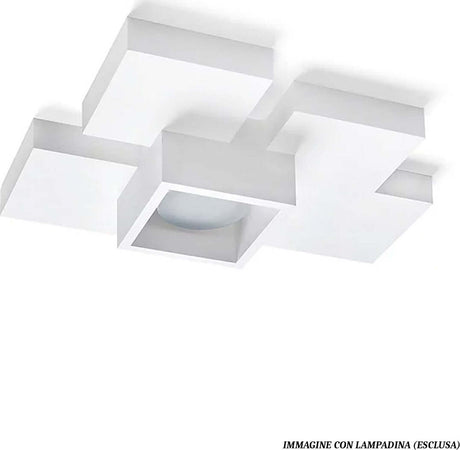 Plafoniera-Sforzin-Illuminazione-SIDE-T291-GX53-LED-gesso-lampada-soffitto