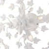Plafoniera-Shabby-Edera-4-Luci-Ferro-Battuto-Bianco-Con-Foglie-E-Cristalli
