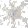 Plafoniera-Shabby-Edera-6-Luci-Ferro-Battuto-Bianco-Con-Foglie-E-Cristalli