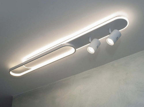 Plafoniera Soffitto Led 50w 2 Faretti Spot Orientabili Luce 6500k 4000k 3000k Pn-22b Illuminazione/Illuminazione bagno/Plafoniere Trade Shop italia - Napoli, Commerciovirtuoso.it