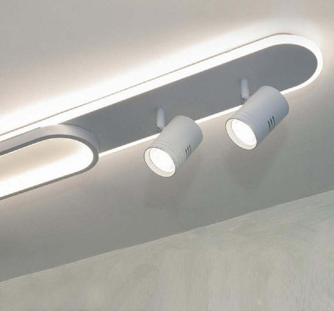 Plafoniera Soffitto Led 50w 2 Faretti Spot Orientabili Luce 6500k 4000k 3000k Pn-22b Illuminazione/Illuminazione bagno/Plafoniere Trade Shop italia - Napoli, Commerciovirtuoso.it