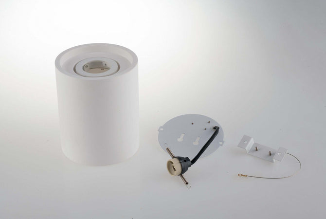 Plafoniera Space Orientabile Bianca 1Xgu10 13,4X16Cm Illuminazione/Illuminazione per interni/Lampadari lampade a sospensione e plafoniere/Plafoniere Led Mall Home - Napoli, Commerciovirtuoso.it