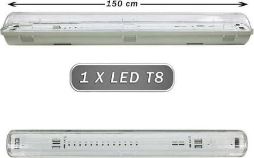 Plafoniera-Stagna-1-Neon-Led-Tubo-T8-G13-Da-150cm-Parete-Soffitto-Ip65-T8-150ss