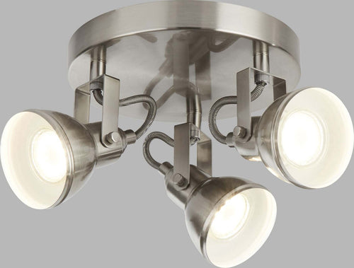 Plafoniera-Tonda-Contemporanea-Focus-Spot-Acciaio-Argento-Bianco-1-Luce-Gu10