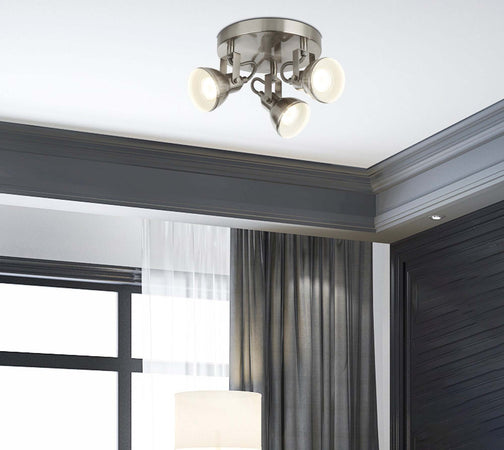 Plafoniera-Tonda-Contemporanea-Focus-Spot-Acciaio-Argento-Bianco-1-Luce-Gu10