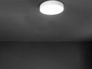 Plafoniera-Tonda-Moderna-Banner-Bianca-Led-37Cm
