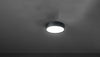 Plafoniera-Tonda-Moderna-Banner-Nera-Led-27Cm