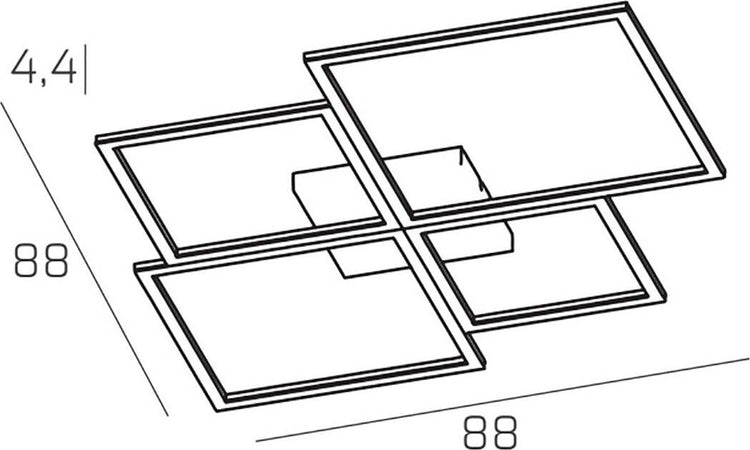 Plafoniera-Top-Light-FOUR-SQUARES-1162-90-LED-8600LM-lampada-soffitto-ultramoderna