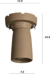 Plafoniera-Toscot-BATTERSEA-951-P-GU10-LED-ceramica-lampada-soffitto-artigianale-rustica