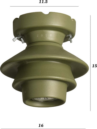 Plafoniera-Toscot-BATTERSEA-952-P-GU10-LED-ceramica-lampada-soffitto-artigianale-rustica