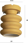 Plafoniera-Toscot-BATTERSEA-956-P-GU10-LED-ceramica-lampada-soffitto-artigianale-rustica